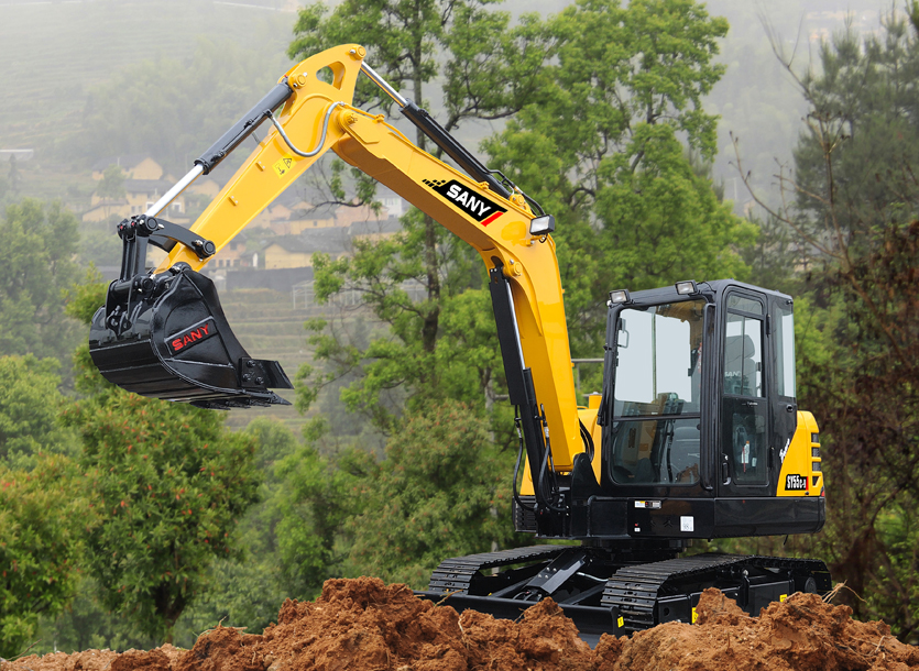 working excavator sany sy75c